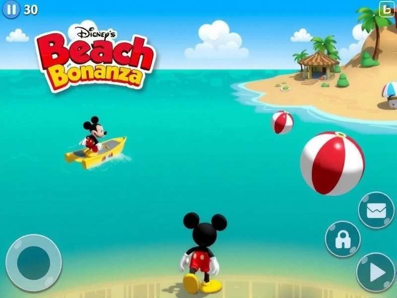Mickey S Beach Bonanza Game Screenshot
